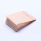 5 pcs Wholesale Foil Brown Kraft Block Bottom Bag for Tea Quad Seal Food Packaging